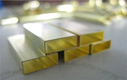 東莞市長安粵森金屬材料 10×10×1.5mm黃銅方管，精工品質(zhì)之選
